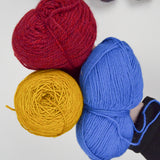 Rainbow Wool + Natural Fiber Yarn Bundle