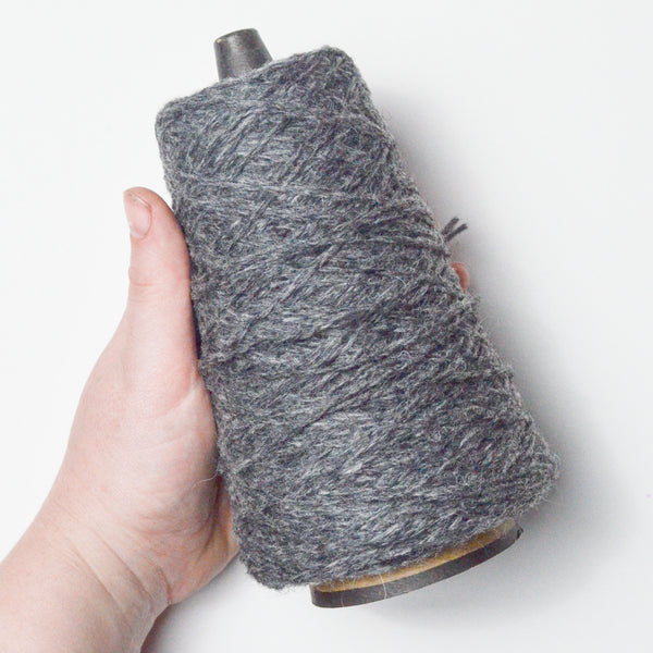 Charcoal Gray Harrisville Designs Highland Virgin Wool Yarn - 1 Cone Default Title