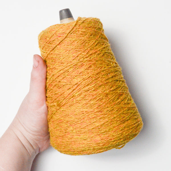Mustard Yellow Harrisville Designs Shetland Virgin Wool Yarn - 1 Cone Default Title