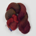 Dark Red Touch Yarns 2-Ply Lace Weight Merino Wool + Mohair Blend Yarn - 1 Skein