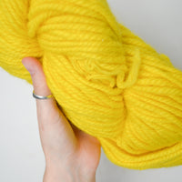 Yellow Paterna Pat-Rug Super Bulky Wool Rug Yarn - 1 Skein