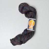 Dark Variegated Octave Mulberry Silk Yarn - 1 Skein