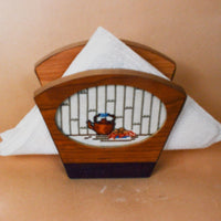 Napkin Holder Counted Cross Stitch Pattern with Aida Cloth + Embroidery Floss