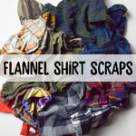 Bag of Flannel Shirt Scraps