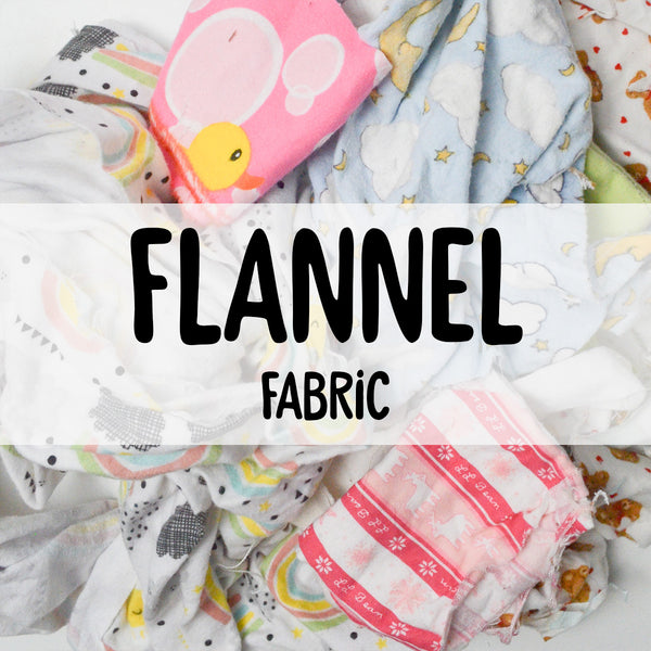 Flannel Fabric Scrap Bag