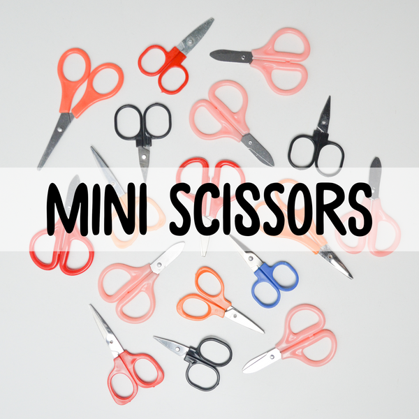 Plastic Handle Mini Scissors