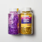 Purple + Gold Glitter - 2 Jars Default Title
