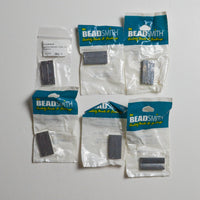 BeadSmith Ipanema Magnetic Clasp, Silver 37x19mm and 38x20mm - Bundle of 6 Default Title