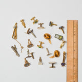 Assorted Vintage Cufflinks + Pins Bundle Default Title