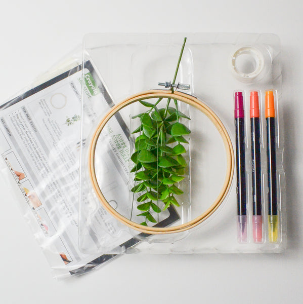 crayola hanging planter kit Crayola Asymmetrical Wreath Kit – Make & Mend