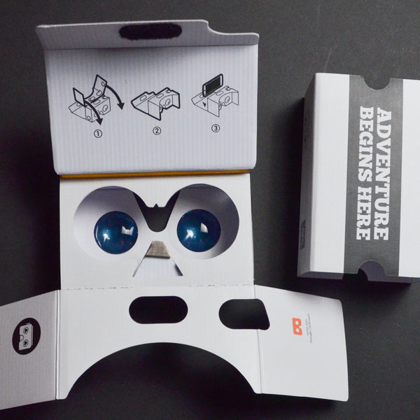 cardboard virtual reality goggles Cardboard Virtual Reality Viewer V2 – Make & Mend