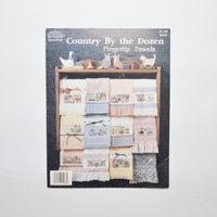 Country By the Dozen Fingertip Towels JL135 Cross Stitch Pattern Booklet Default Title