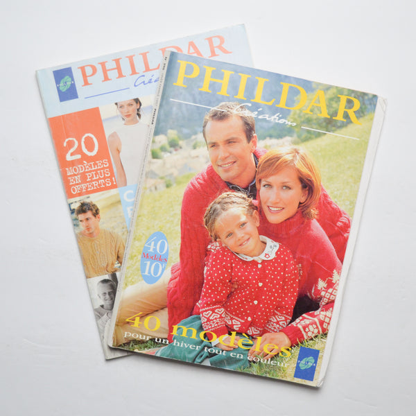 Phildar Creations Knitting Magazines - Bundle of 2 Default Title