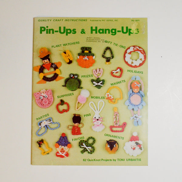 Pin-Ups & Hang-Ups QuicKnot Pattern Booklet Default Title