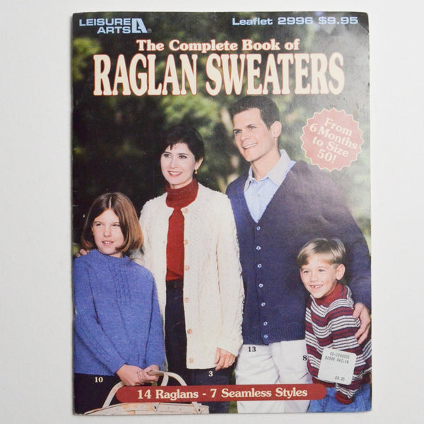 The Complete Book of Raglan Sweaters - Leisure Arts Leaflet 2996 Default Title