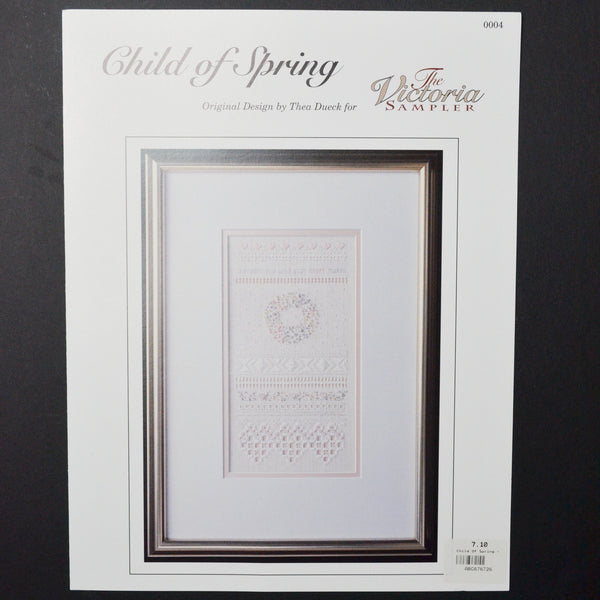 The Victoria Sampler Child of Spring Cross Stitch Pattern Booklet Default Title