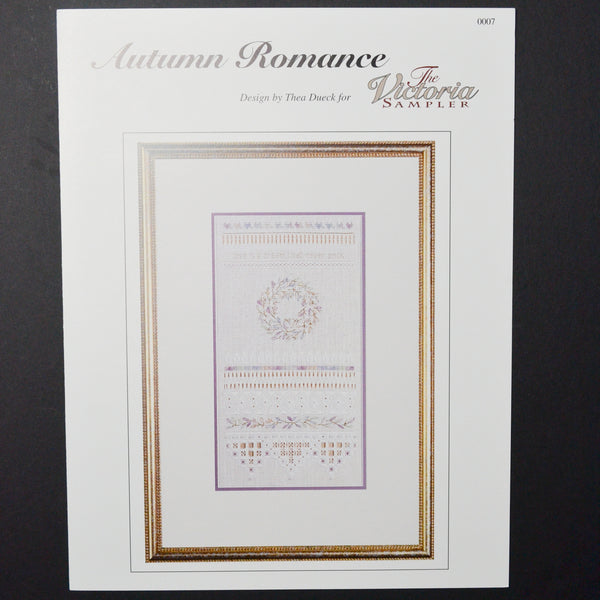 The Victoria Sampler Autumn Romance Cross Stitch Pattern Booklet Default Title