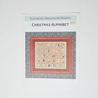 Elizabeth's Needlework Designs Christmas Alphabet Cross Stitch Pattern Booklet Default Title