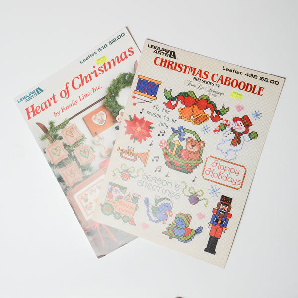 Christmas Cross Stitch Pattern Booklets - Set of 2 Default Title