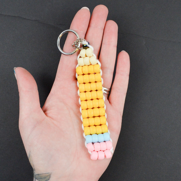 Lizard Bead Buddy Keychain Kit – Make & Mend