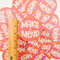 Make & Mend Groovy Sticker