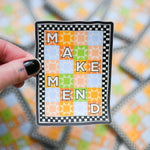 Make & Mend Quilt Sticker