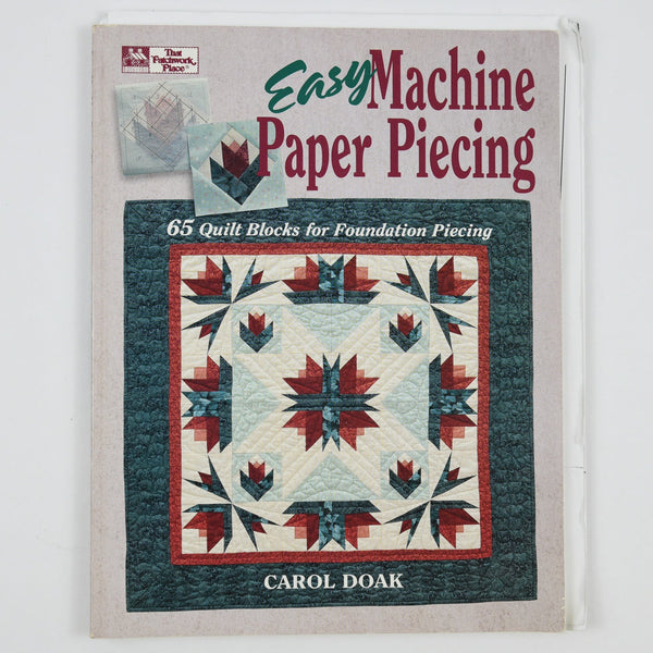 Easy Machine Paper Piecing Book