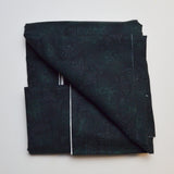 Dark Green Botanical Quilting Weight Woven Fabric - 44" x 88" Default Title