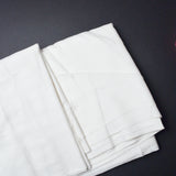 White Checked Textured Jacquard Midweight Woven Fabric - 42" x 202" Default Title