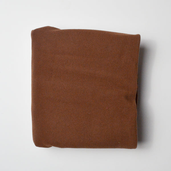 Brown Brushed Felt Fabric - 36" x 60" Default Title
