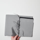 Silver Stiff Metallic Fabric - 34" x 60" Default Title