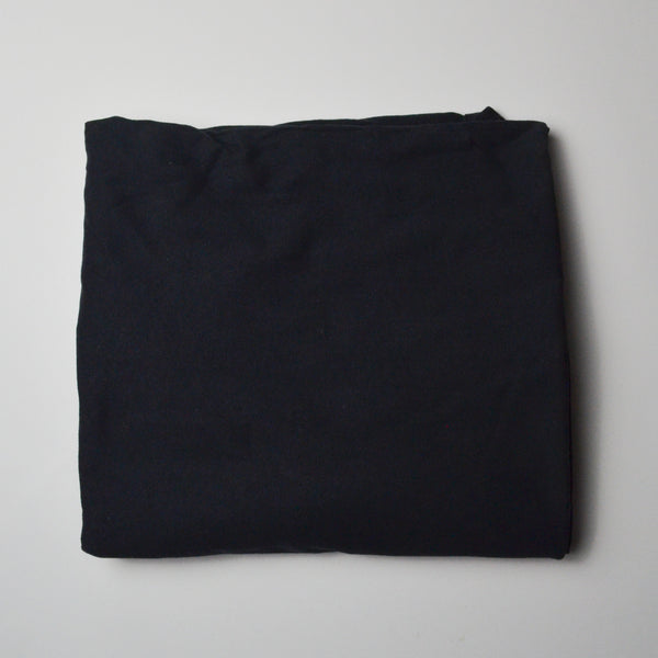 Black Stiff Knit Fabric - 40" x 100" Default Title