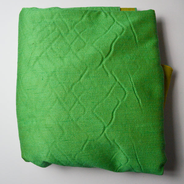 Bright Green + Yellow Diamond Jacquard Thick Woven Fabric - 52" x 5.5 Yards Default Title