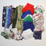 Christmas + Assorted Cut Quilting Weight Fabric Bundle Default Title