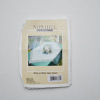 Nob Hill Linens White on White Table Topper Kit Default Title