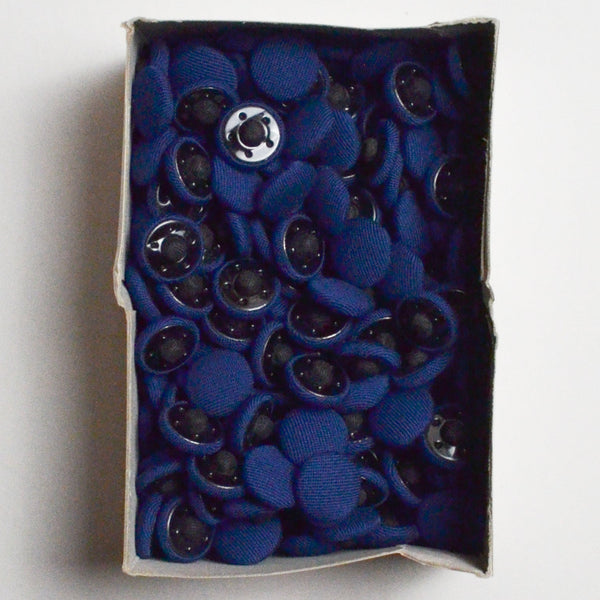 Dark Blue Cloth-Covered Buttons - 1 Box Default Title