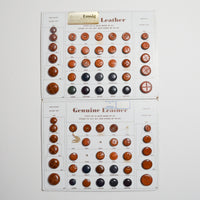 Genuine Leather Button Sample Set Default Title