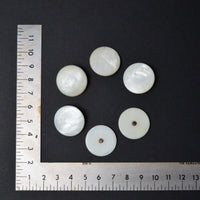 Vintage Shell 1 1/8" Buttons with Metal Shank - Set of 6 Default Title