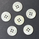 White Shell 7/8" Buttons - Set of 6 Default Title