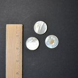 Vintage Mother of Pearl 1 1/8" Buttons - Set of 3 Default Title