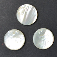 Vintage Mother of Pearl 1 1/8" Buttons - Set of 3 Default Title