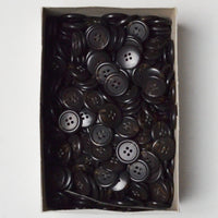 Dark Brown Four-Hole Buttons, Size 32 (13/16") Default Title