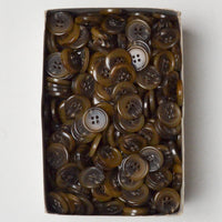 Translucent Brown Four-Hole Tortoiseshell Buttons, Size 32 (13/16") Default Title