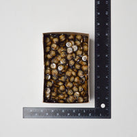 Light + Dark Brown Four-Hole Tortoiseshell Buttons, Size 24 (5/8") Default Title