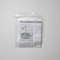 Fabric Cafe Sweatshirt Cuties + Applique Pattern Default Title