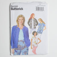 Butterick B6181 Misses Jacket Sewing Pattern Default Title