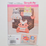 Simplicity 1182 Stuffed Animals Pattern (One Size) Default Title