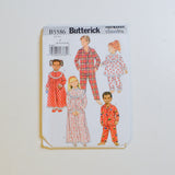 Butterick B5586 Children's Pajamas Sewing Pattern Size 2 (2-6) Default Title