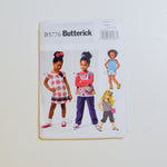 Butterick B5776 Children's Clothes Sewing Pattern Size CDD (2-5) Default Title