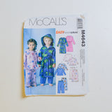 McCall's M4643 Toddler's Pajamas Sewing Pattern Size CCB (1-4) Default Title